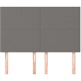  Uzglavlja 4 kom tamnosivi 72 x 5 x 78/88 cm od tkanine | shoptok.hr
