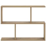  Zidna polica Hrast artisan 72 x 17 x 55 5 cm prerađeno drvo - Hrast artisan 2 odjeljka | shoptok.hr