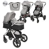Lorelli OPALINE GREY+ADAPTERI-KOLICA ZA BEBE VIOLA