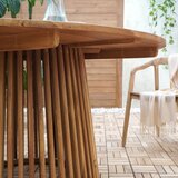 House Nordic Okrogla vrtna miza iz masivnega tika ø 120 cm Lorca – | Shoptok.si