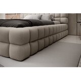 ELTAP Bež tapecirani bračni krevet s prostorom za odlaganje s podnicom 160x200 cm Dizzle – | shoptok.hr