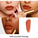Gucci Beauty Rouge à Lèvres Matte Lipstick matirajući ruž za usne nijansa 308 Lucy Dark Orange 3.5 g | shoptok.hr