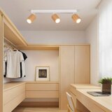  Brilagi - Stropno spot svetlo MODERN WOOD 3xGU10/8W/230V drvo/belo | Eponuda.com