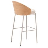 Kave Home Barski stol v bež in naravni barvi (višina sedeža 77 cm) Eamy – | Shoptok.si