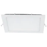 LED panel 12W 175mm 4000K - vgradni, bel, kvadrat