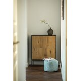 SLOWDOWN Mentolno zelena vreča za sedenje iz rebrastega žameta Mini – | Shoptok.si