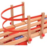  Sklopive sanjke s naslonom 119 cm drvene | shoptok.hr