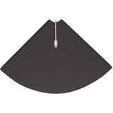  Polica na zidu s policom s pohranom 2 pcs Crna 18 x 18 x 2.3 cm | shoptok.hr