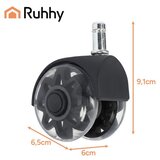 Ruhhy kotačići za uredsku stolicu 2,5" 11 x 22 mm, crni, 5 kom | shoptok.hr