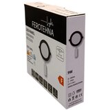 Ferotehna led rasvjeta ugradni panel 9 w 855 lm dip 3000/4000/6500K IP20 o crni | shoptok.hr