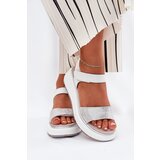 S. BARSKI Women's Leather Sandals On Platform And Wedge With Velcro S.Barski | ePonuda.com