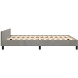  Okvir za krevet bez madraca svjetlosivi 140x200 cm baršunasti | shoptok.hr