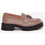 VINCEZA Leather Ladies Moccasins With Teddy Bear | Shoptok.si