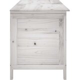  Vrtna kutija za pohranu bijela 150x50x56,5 cm masivna jelovina | shoptok.hr