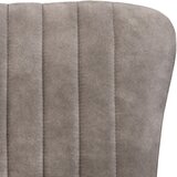 Hom`in stol, tekstil, kovina črna, rjava | Shoptok.si