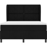 Box Spring Krevet s Madracem - Crna 140x200 cm Tkanina | shoptok.hr