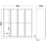 Tvilum Ormar u dekoru hrasta u prirodnoj boji 195,5x200 cm Billund – | shoptok.hr
