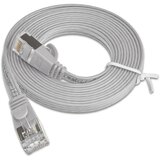 Slim Wirewin PKW-STP-SLIM-KAT6 0.5 RJ45 omrežni kabel\, Patch kabel cat 6 U/FTP 0.50 m siva ploščati 1 kos, (20418175) | Shoptok.si