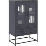  Visoka komoda antracit 68x39x111 5 cm od čelika | shoptok.hr