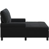 Ležaljka s jastukom Crna 91 x 157 x 91 cm Baršun | Eponuda.com