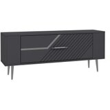 Hanah home TV polica Retrolp5 Anthracite Silver