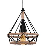 Toolight stropna viseća svjetiljka geometrijska loft APP679-1CP | shoptok.hr
