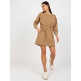 Lily Rose Dress-EM-SK-HS-21-487.41-dark beige | shoptok.hr