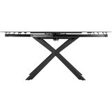 P & B Raztegljiva Miza Senna, Temno Siva, 120-180x90 | Shoptok.si