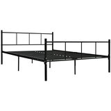  Okvir za krevet crni metalni 140 x 200 cm | shoptok.hr