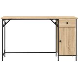  Stol za računalo boja hrasta sonome 131 x 48 x 75 cm drveni | shoptok.hr