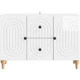 TV ormar s ladicama Bijela visokog sjaja 89 x 34,5 x 60 cm | shoptok.hr