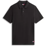 Polo majice kratki rokavi Tjm Reg Waffle Črna