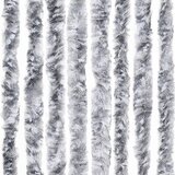  Zastor protiv muha bijelo-sivi 100 x 200 cm od šenila | shoptok.hr