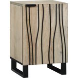 vidaXL Kopalniška omarica s polico Rjava, Črna 38 x 33.5 x 58 cm | Shoptok.si