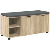  Klupa za hodnik s jastukom Sonoma hrast 100 x 38 x 46 cm | shoptok.hr