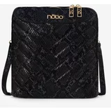 Kesi NOBO Handbag with animal print Dark grey