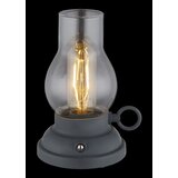 Globo 58016A - LED prigušiva punjiva stona lampa na dodir PETRO 1W/3,7V 1200 mAh antracit | Eponuda.com