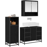 vidaXL set namještaja za kupaonicu 3 pcs staro drvo 80 x 33 x 60 cm | shoptok.hr