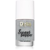 Delia Cosmetics Sweet Pepper Black Particles lak za nohte odtenek 01 Cloudy 11 ml | Shoptok.si