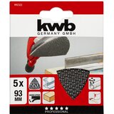 KWB Brusni papir za brusilicu 93x93 mm 5/1, GR 220 Cijene