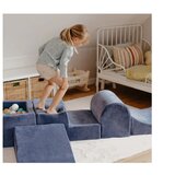 MeowBaby Bež žametno igrišče iz pene 45x143x30 cm Montessori - | Shoptok.si