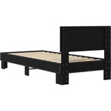  Okvir kreveta s uzglavljem Crni hrast 80 x 200 cm | shoptok.hr