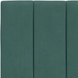  Postelja z vzmetnico temno zelena 80x200 cm žamet | Shoptok.si