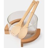 Sinsay Zdjelica za salatu s priborom i bambus postoljem | shoptok.hr