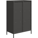  Visoka komoda crna 68x39x103,5 cm od čelika | Eponuda.com