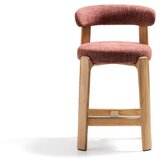 Kave Home Barska stolica od čvrste jeseni boja terakote/u svijetloj prirodnoj boji (visine sjedala 65 cm) Granite – | shoptok.hr
