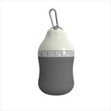 INF 400 ml silikonska prenosna steklenička za vodo za pse in mačke – neprepustna, snemljiva, potovalna steklenička za vodo in hrano Gray, (5000203056) | Shoptok.si