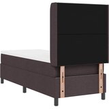  LED Box Spring Krevet Tamno smeđa 90 x 190 cm tkanina | shoptok.hr
