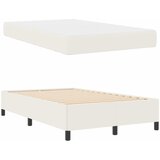  Krevetna konstrukcija s madracem Krema 120 x 200 cm tkanina | shoptok.hr