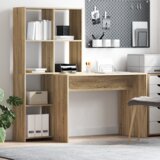 vidaXL Stol sonoma hrast 138.5 x 55 x 143 cm Konstruirano drvo | shoptok.hr